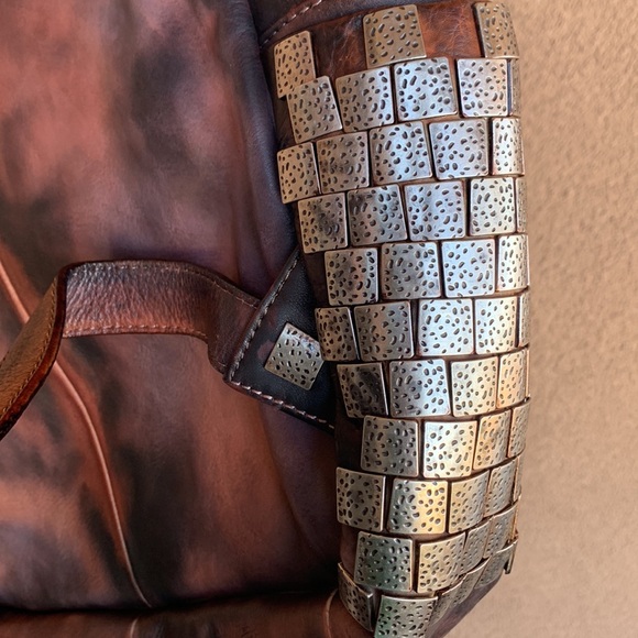 POL Distressed Leather Tie-Dyed Studded Backpack - Picture 14 of 14